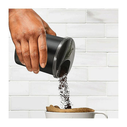Replacement Coffee Grounds Container for Conical Burr Coffee Grinder - Matte Black - US 9121