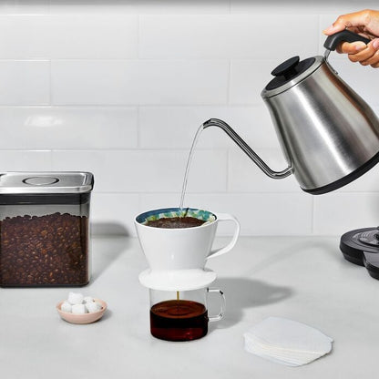 Adjustable Temperature Pour-Over Kettle - US 5111