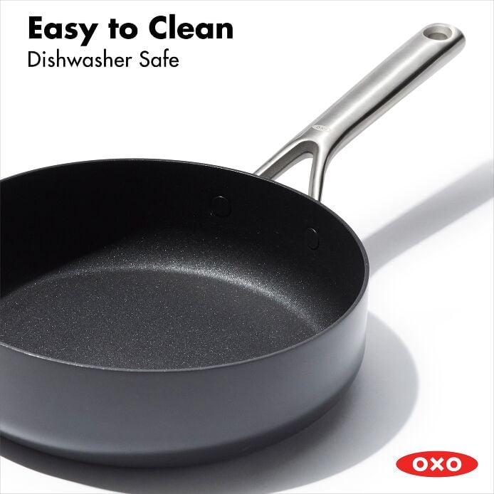 Ceramic Professional Non-Stick 3-Quart Sauté Pan with Lid - US 8296