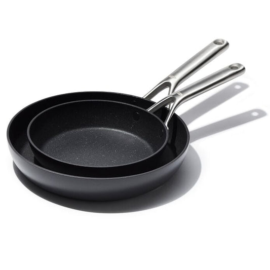 Ceramic Professional Non-Stick 2-Piece Frypan Set, 8-Inch and 10-Inch - US 4222