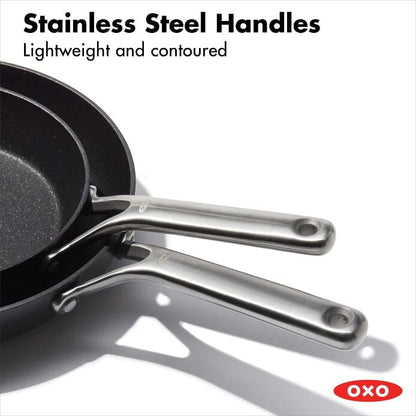 Ceramic Professional Non-Stick 2-Piece Frypan Set, 8-Inch and 10-Inch - US 4222