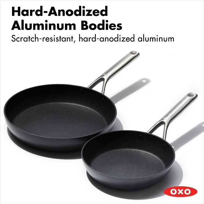 Ceramic Professional Non-Stick 2-Piece Frypan Set, 8-Inch and 10-Inch - US 4222