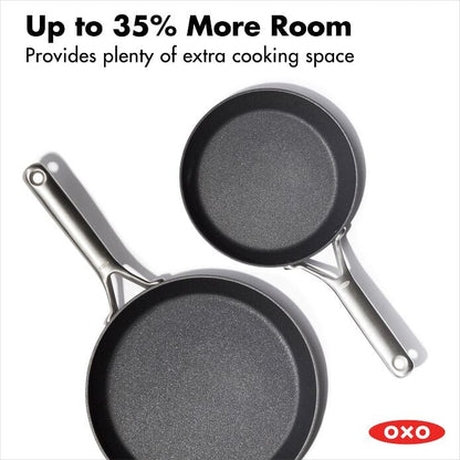 Ceramic Professional Non-Stick 2-Piece Frypan Set, 8-Inch and 10-Inch - US 4222