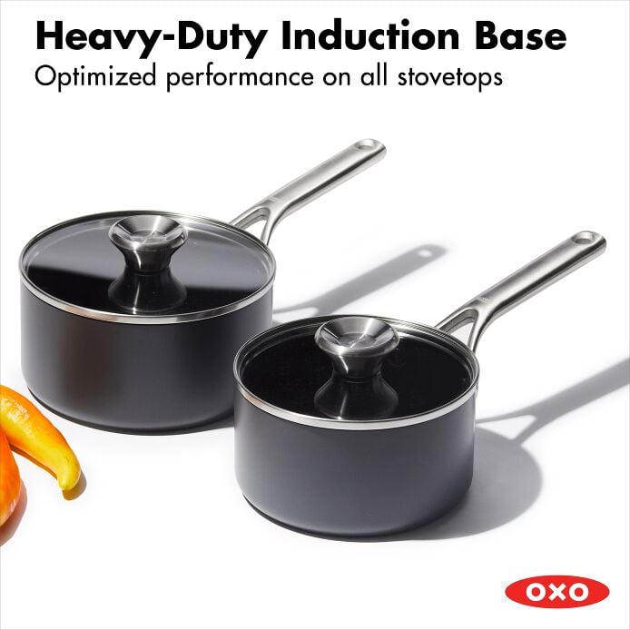 Ceramic Professional Non-Stick 4-Piece Saucepan Set - US 5456