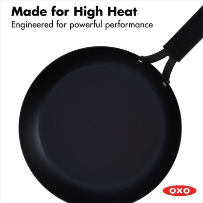 Carbon Steel Obsidian Series 10-Inch Frypan with Silicone Sleeve - US 9151