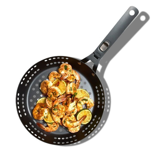 Outdoor 10" Perforated Carbon Steel Pan - US 4915