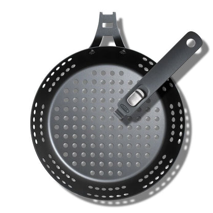 Outdoor 10" Perforated Carbon Steel Pan - US 4915