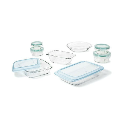 14-Piece Glass Bake, Serve & Store Set - US 2271