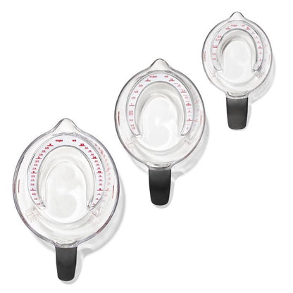 3 Piece Angled Measuring Cup Set - US 6468