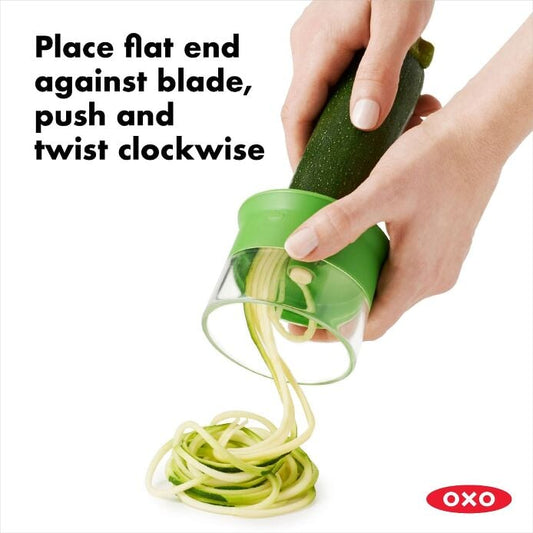 Hand-Held Spiralizer - US 3854