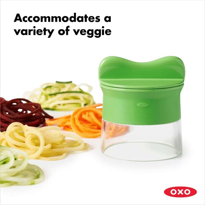 Hand-Held Spiralizer - US 3854