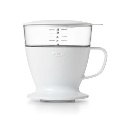 Pour-Over Coffee Maker with Water Tank - US 6458