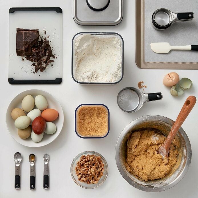 Stainless Steel Measuring Cups and Spoons Set - US 6041