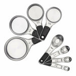 Stainless Steel Measuring Cups and Spoons Set - US 6041