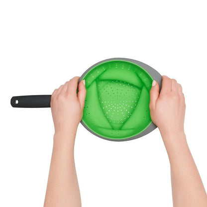 Silicone Collapsible Strainer (2.0 Qt) - US 6878