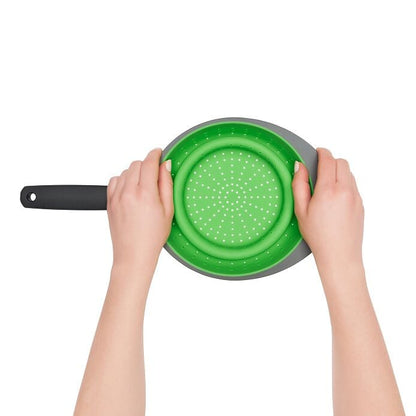 Silicone Collapsible Strainer (2.0 Qt) - US 6878
