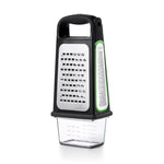 Etched Box Grater With Removable Zester - US 8133