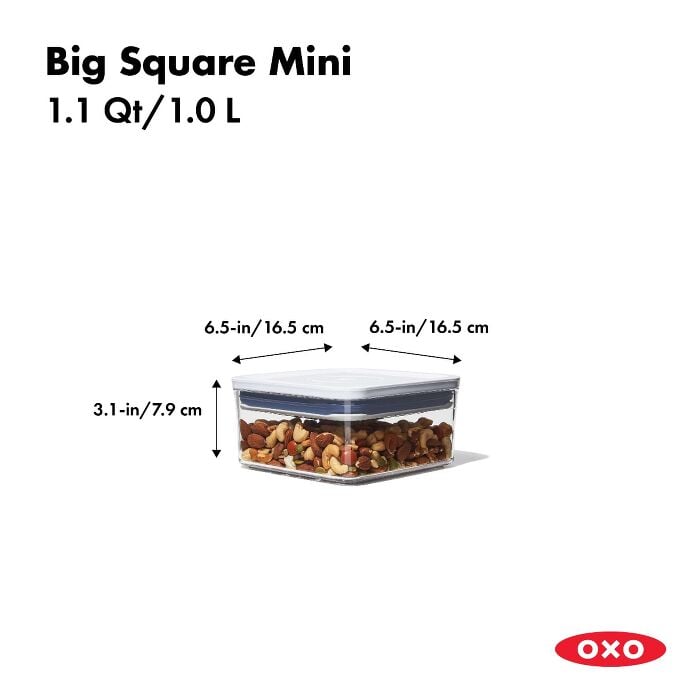 POP Container - Big Square Mini (1.1 Qt.) - US 4694