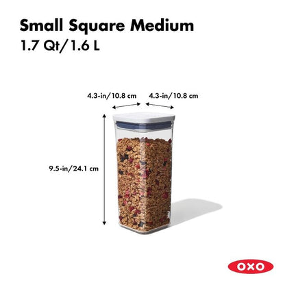 POP Container - Small Square Medium (1.7 Qt.) - US 8665