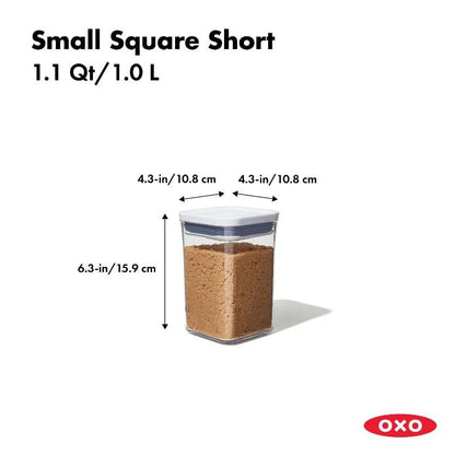 POP Container - Small Square Short (1.1 Qt.) - US 6508