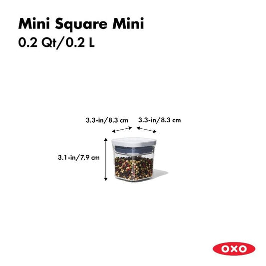 POP Container - Mini Square Mini (0.2 Qt.) - US 2783