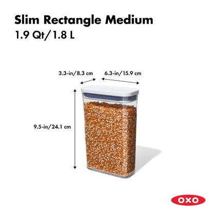 POP Container - Slim Rectangle Medium (1.9 Qt.) - US 2897