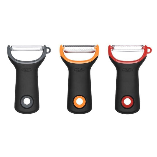 3-Piece Prep Peeler Set, Assorted Blades - US 8129