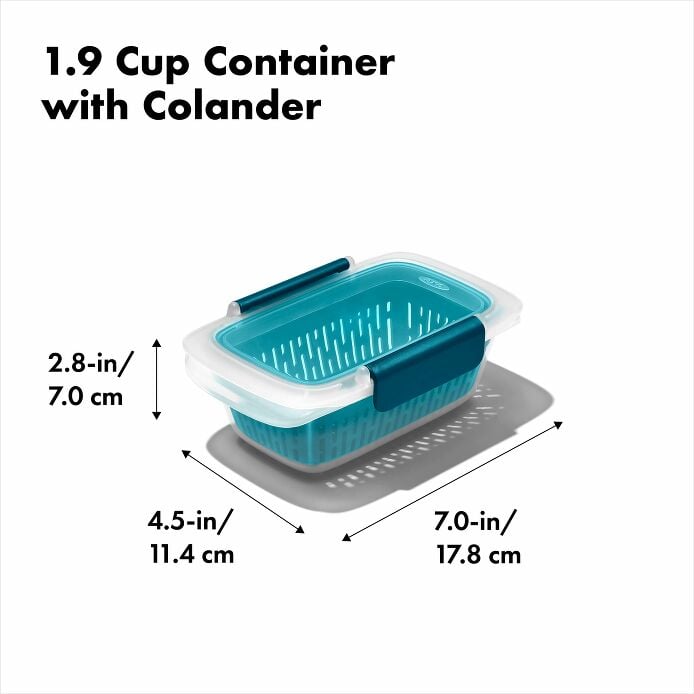 Prep & Go Container with Colander - US 0873