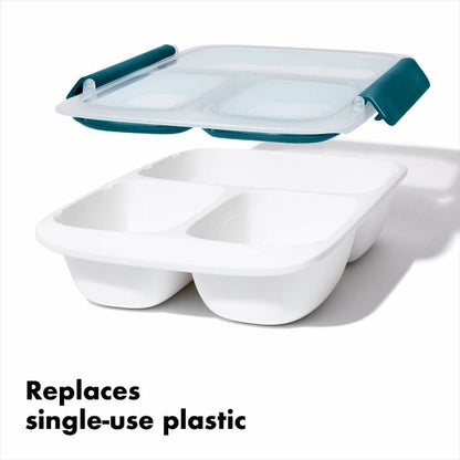 Prep & Go 4.1-Cup Divided Container - US 9829