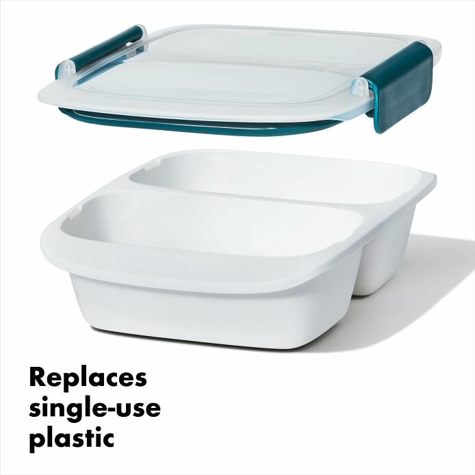 Prep & Go 2-Cup Divided Container - US 8536
