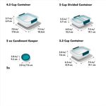 Prep & Go 10-Piece Container Set - US 0129