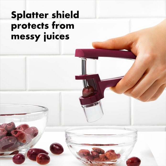 OXO Good Grips Cherry & Olive Pitter - Beet - US 8488