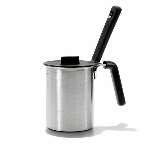 Grilling Basting Pot and Brush Set - US 6332
