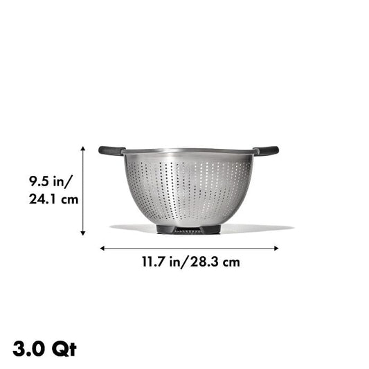 Stainless Steel 3 qt./ 2.8L Colander - US 9212