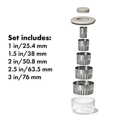 Double-Sided Cookie and Biscuit Cutter - US 6634