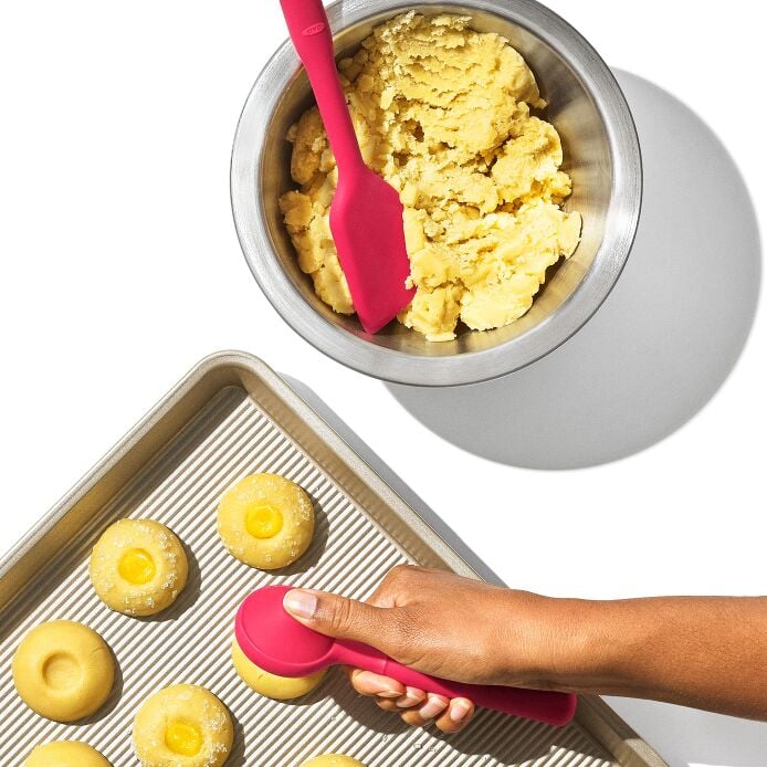 Silicone Cookie Scoop & Small Spatula Set - US 4403