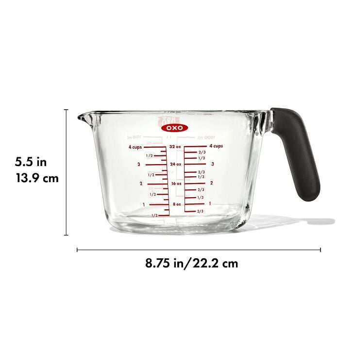 4 Cup Glass Measuring Cup - US 8346