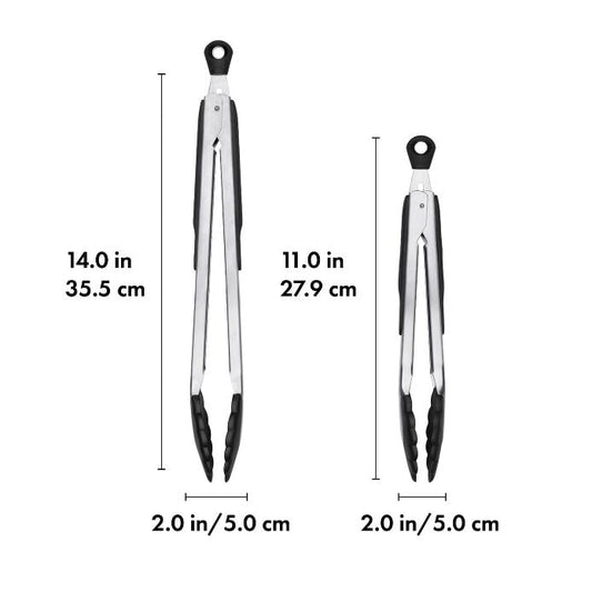 2-Piece Tongs with Nylon Heads Set - US 5080