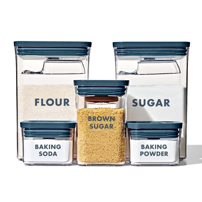 8-Piece Prelabeled Baking POP Container Set - US 9189
