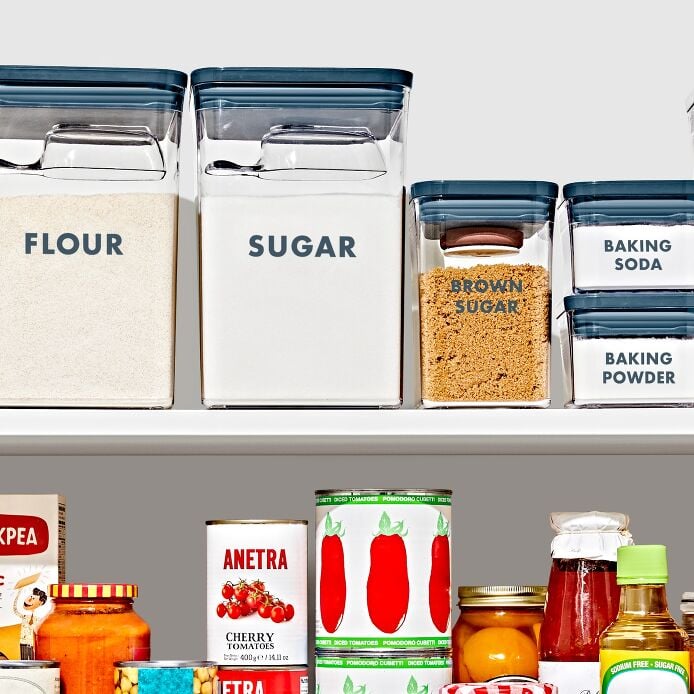 8-Piece Prelabeled Baking POP Container Set - US 9189