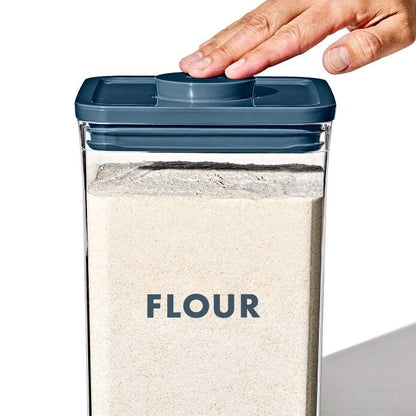 8-Piece Prelabeled Baking POP Container Set – Storm Blue - US 8487