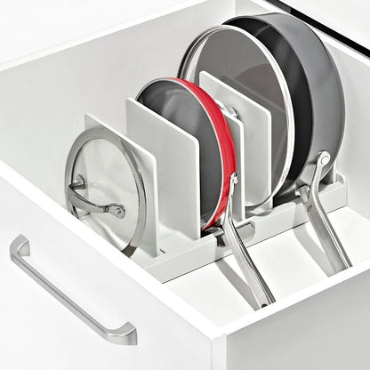 Adjustable Cookware Organizer - US 5632