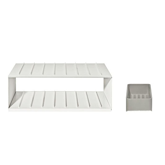 Water Bottle Organizer with Accessory Bin - US 0149