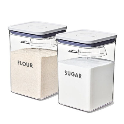 8-Piece Prelabeled Baking POP Container Set - US 8824