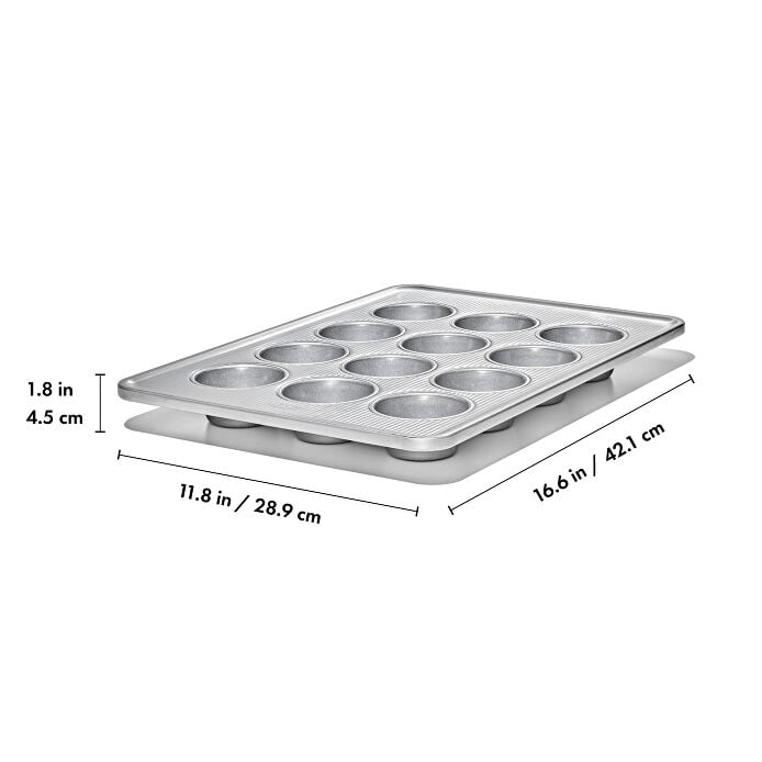 Non-Stick Pro Clear Coated 12 Cup Muffin Pan - US 0962