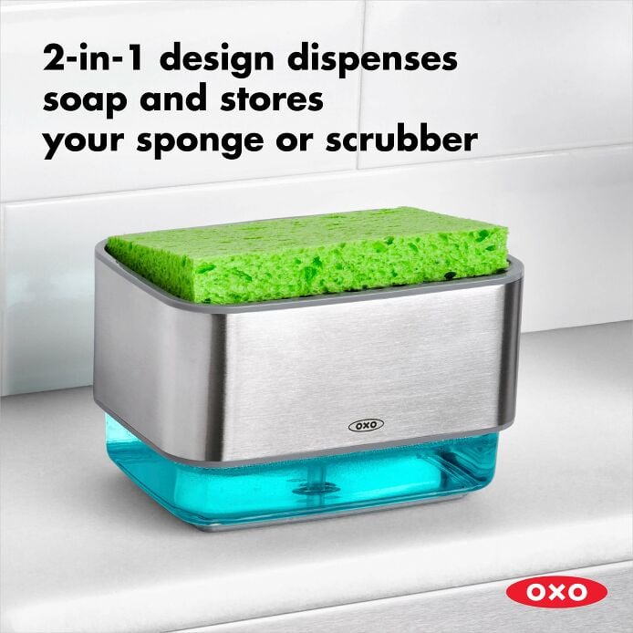 Soap Dispensing Sponge Holder - US 7651