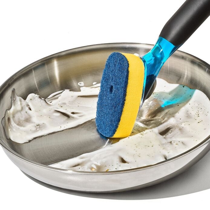 Soap Dispensing Dish Scrub - US 2720