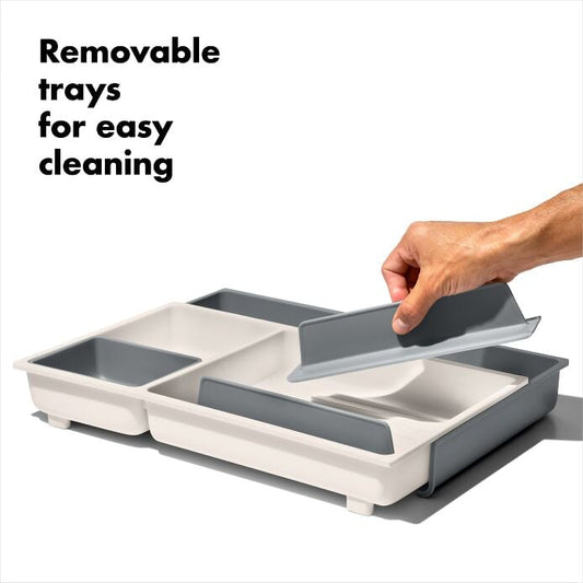Large Expandable Kitchen Tool Drawer Organizer - US 2346