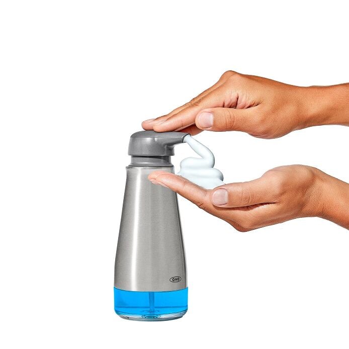 Stainless Steel Foaming Soap Dispenser - US 8594
