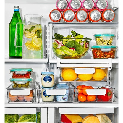 Adjustable Refrigerator Storage Bin - US 6359